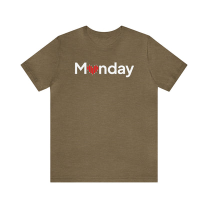 Monday Love Shirt / Stock market love  / Investing / Monday Funday / Day Traders Know Chart Heart