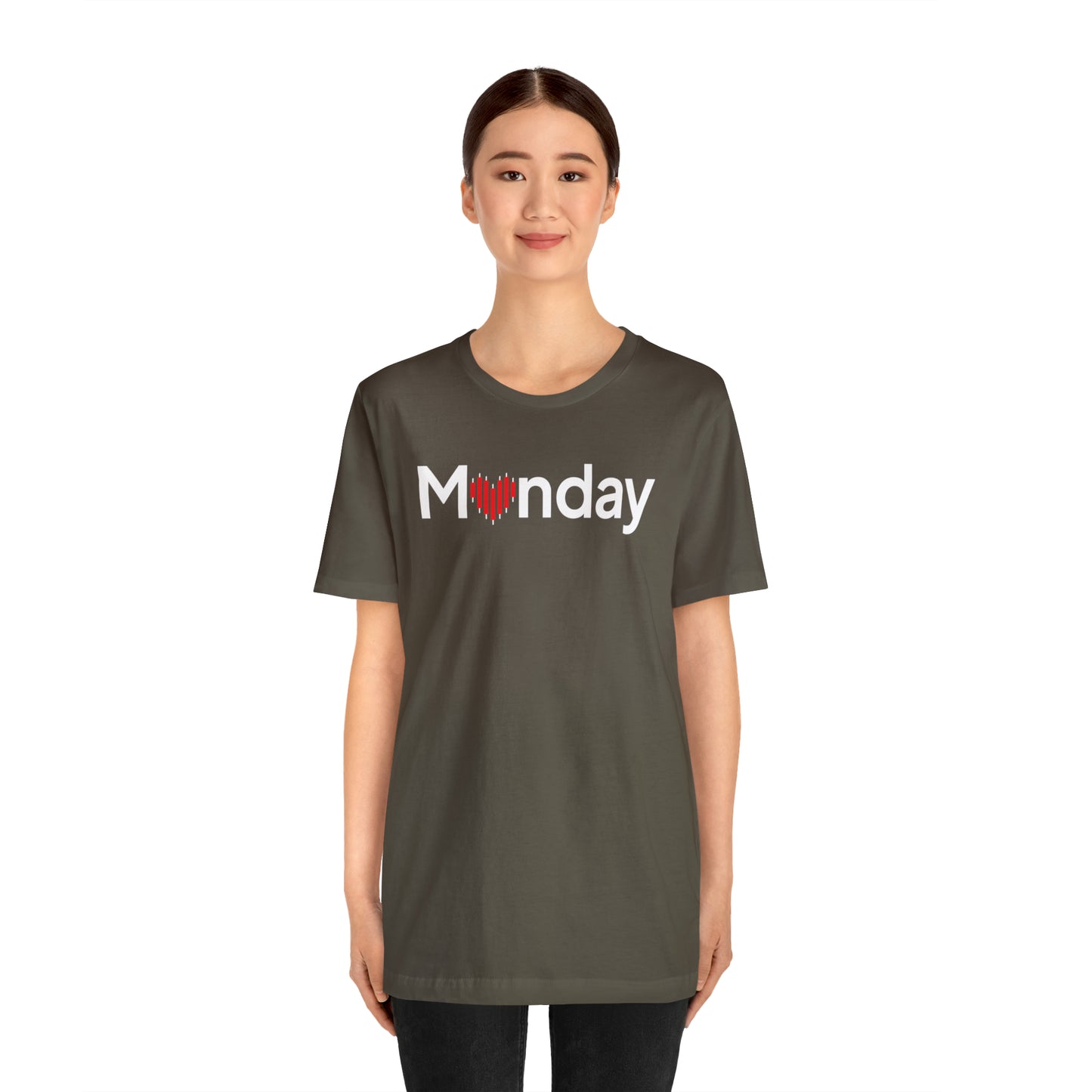 Monday Love Shirt / Stock market love  / Investing / Monday Funday / Day Traders Know Chart Heart